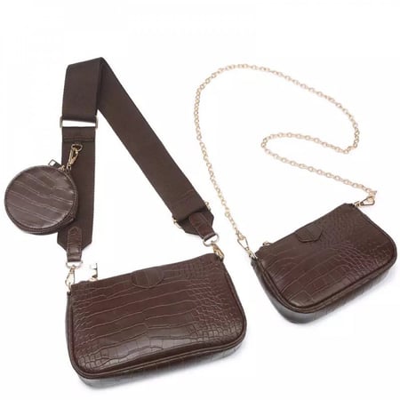 تريو 3 شنط | أبيض