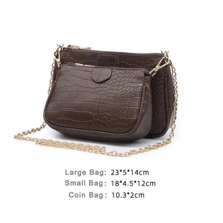 تريو 3 شنط | أبيض