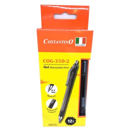 علبة اقلام  حبر سائل لون اسود 0.7mm