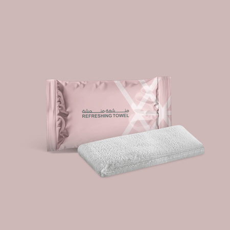 بوكس منشفة منعشة برائحة ورد برغموت24 حبة