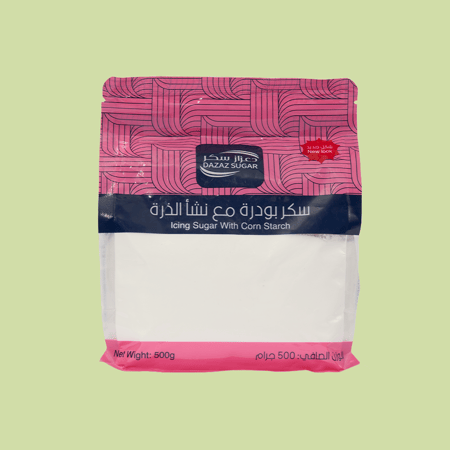 سكر ابيض بودره مع نشأ الذرة 1 كيلو