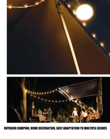 شريط إضاءة LED للتخييم بطول 10 متر