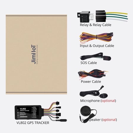 جهاز تتبع المركبات VL802 -4G ( يدعم اللغة العربية )