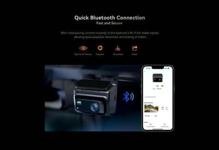عرض خاص / داش كام دي دي باي DDPAI-Z60 4K GPS أمامية + خلفية