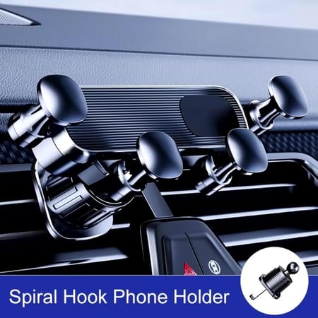 حامل الهاتف للسيارة دوران 360 درجة باربع أذرع