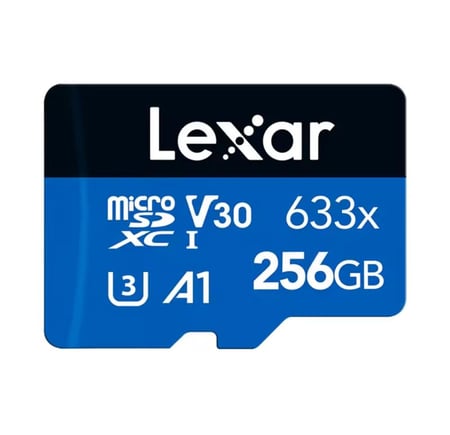 بطاقة ذاكرة ليكسار 256GB-4K فائقة السرعة