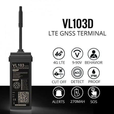 جهاز تتبع المركبات VL103D -4G ( يدعم اللغة العربية )