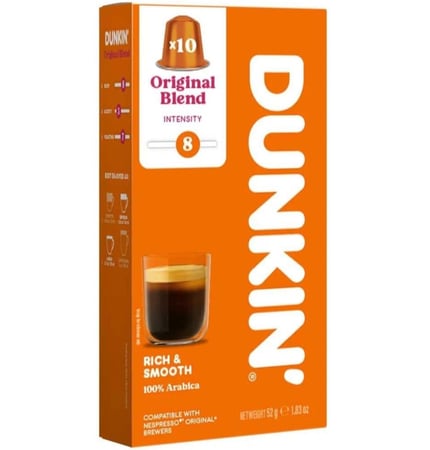 كبسولات قهوة دانكن الأصلي لاله نيسبريسو  10 كبسولات