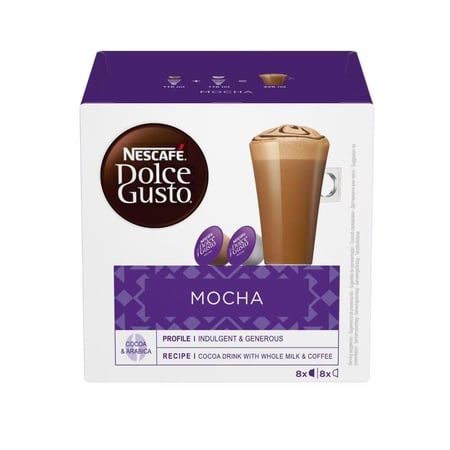 كبسولات موكا دولتشي غوستو Nescafe Dolce Gusto Mocha Coffee Capsules - 16 Capsules
