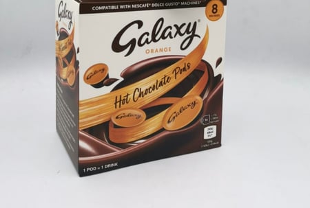 كبسولات جالكسي الشكولاتة الساخنة - برتقال -  CABSULS Galaxy Orange Hot Chocolate