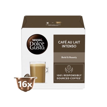كبسولات دولشي قوستو كافيه أوليه انتيسنو DOLCE GUSTO CAFE AU LAIT INTENSE