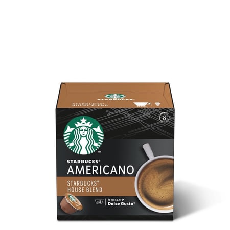 ستاربكس كبسولات دولشي غوستو امريكانو هاوس بليند STARBUCKS AMRICANO HOUSE BLEND