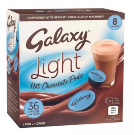 كبسولات جالكسي الشوكلاتة الساخة لايت  CABSULS Galaxy Light Hot Chocolate