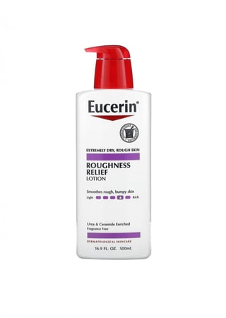 كريم لوشن يوسيرين مقشر  لعلاج الخشونة و الجفاف 500 ملل Eucerin Roughness Relief Lotion