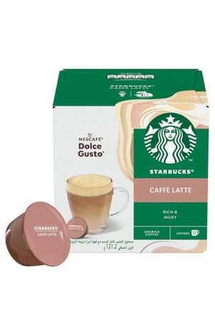 ستاربكس كبسولات دولتشي كافيه لاتيه Starbucks Caffe Latte
