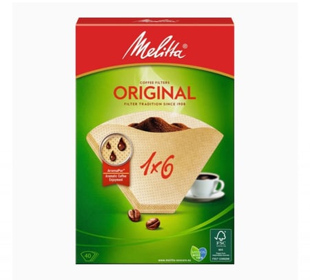 ورق ترشيح قهوة 40 حبة