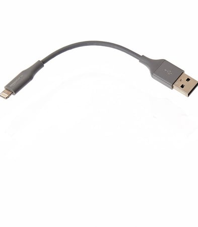 كيبل ايفون من شركه امازون بطول 10 سم باللون الاسود