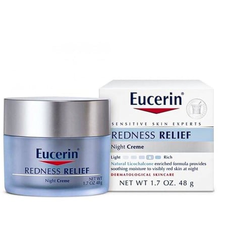يوسيرين كريم ليلي مرطب وملطف يوسيرين Eucerin Redness Relief Night Creme