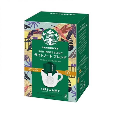 قهوه مقطره ستاربكس Starbucks Origami Personal Drip Coffee Light Note Blend