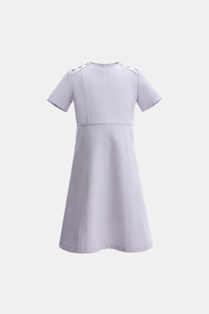 فستان بأكتاف مزينه بالكريستال