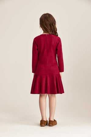 فستان شامواة بقصة كلوش