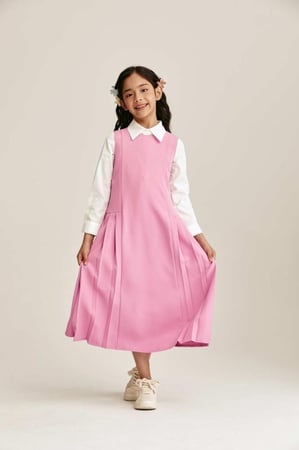 مريول ابتدائي سنبل – تصميم أنيق مريح بخامة تمنح حرية الحركة