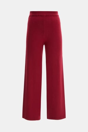 بنطلون واسع بخصر مطاطي