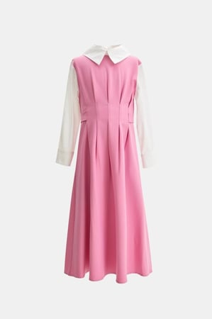 مريول مدرسي إبتدائي سنبل – تصميم كسرات أنيق براحة مثالية