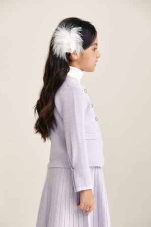 جاكيت لامع بأزرار