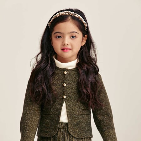 جاكيت لامع بأزرار