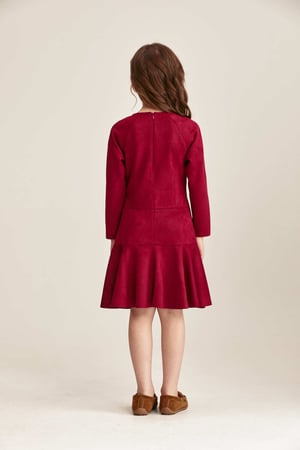 فستان شامواة بقصة كلوش