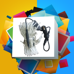 عقد لمبات ليد اللون كريمي  10 متر على ولاعة السيارة