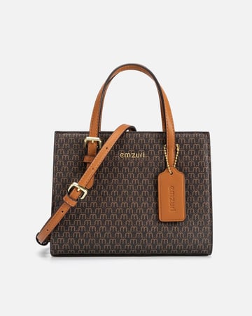 شنطة نسائية إمزوري بلون بني