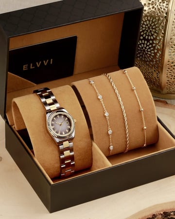 طقم هدايا نسائي إلڤي بتصميم عصري