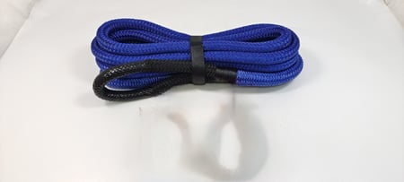 حبل سحب مطاطي 6 متر  طن مع حلقتين  شنطة  ازرق
