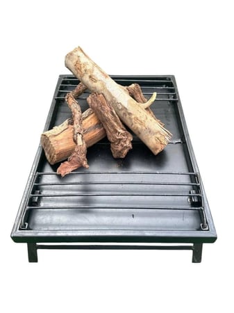 منقل البر منقل البيئة للرحلات منقل نار للفياض والحدائق وجار فحم مقاس 60*40 سم مع جراب