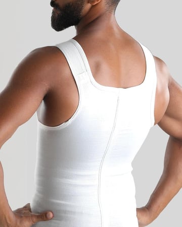 بكج الأناقة الرجالية  مشد الجسم العلاقي والنصف كم