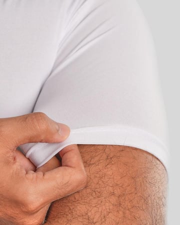 قميص أبيض سادة