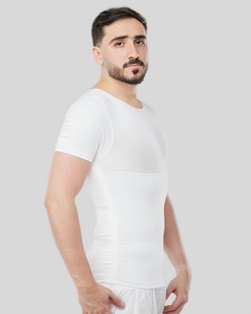 مشد رجالي نص كم  لشد البطن و الخصر تحت الثوب من بيكاتشي®