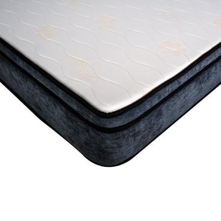 مرتبة ميديكال طبي فندقي قماش مايكروفايبر - 200×140×24 سم - متوسطة القساوة - بني وأبيض