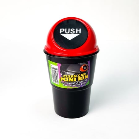 سلة مهملات صغيرة توضع مكان الأكواب