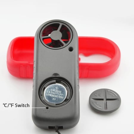 مقياس سرعة وحرارة الهواء