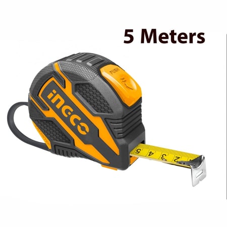 شريط قياس خمسة أمتار مع مثبت