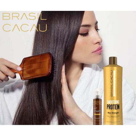 برازيل كاكاو بروتين لتقوية وتنعيم الشعر 1000 مل رواد الجميلات