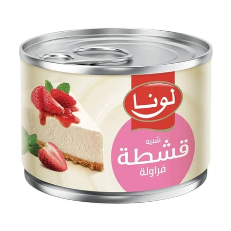 قشطة لونا بالفراولة 155 جم شد 48