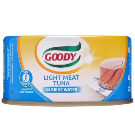 تونة قودي ماء وملح كبير 185 جم شد 48