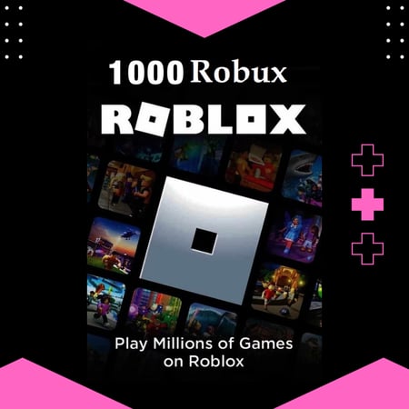 بطاقة روبلوكس 1000 روبوكس  توصيل فوري
