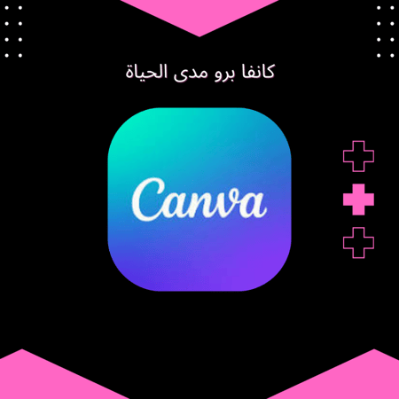 كانفا برو مدى الحياة
