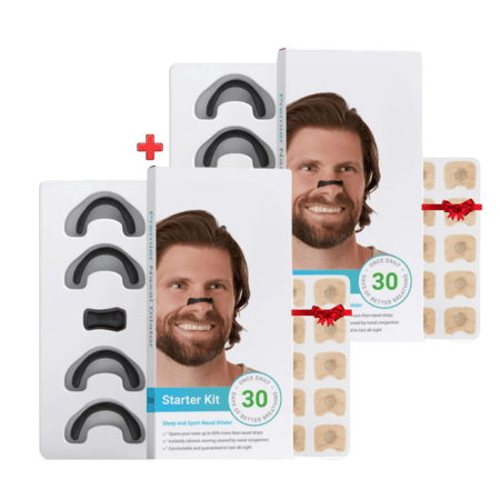 مجموعتين من معزز التنفس لتحسين جودة النوم وتقليل الشخير