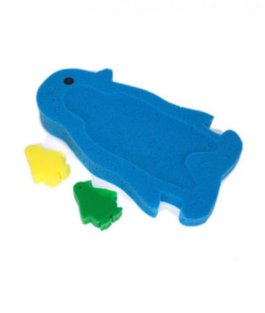 اسفنجة استحمام للاطفال بطريق